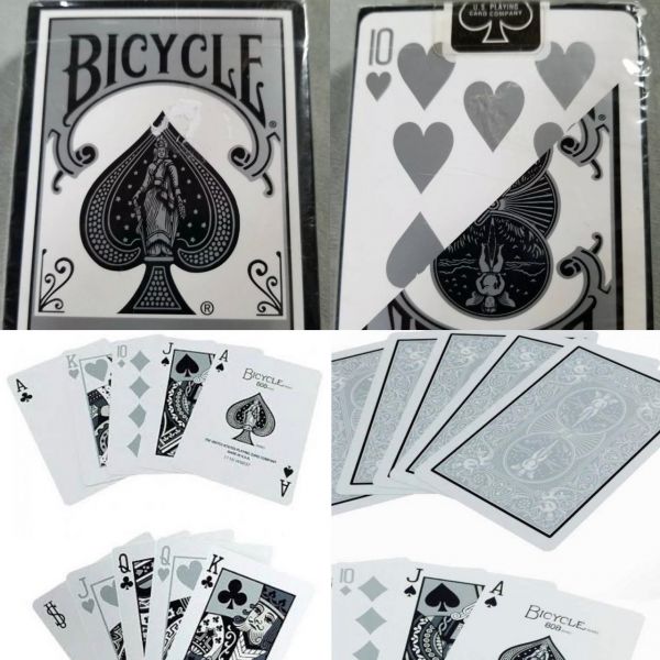 Bicycle White & Silver