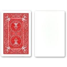 Carta Jumbo Face Branca Dorso Bicycle Vermelho