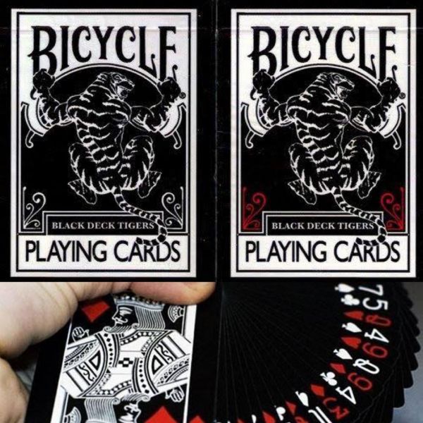 Ellusionist Bicycle Black Tiger