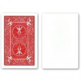 Carta Jumbo Face Branca Dorso Bicycle Vermelho