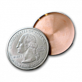 Expanded Shell (quarter dollar - 25 cents) Johnson